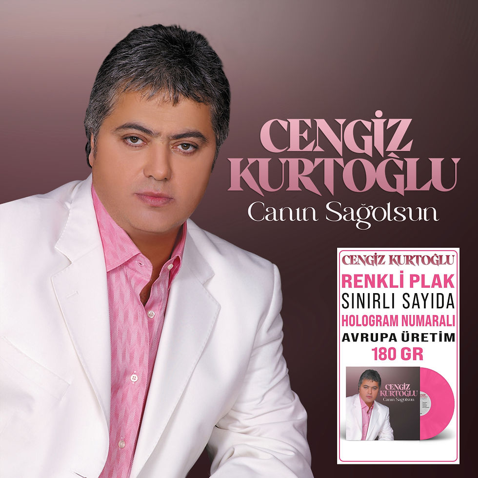 Cengiz Kurtoğlu - Canın Sağolsun / Mum Gibi (Renkli) plak
