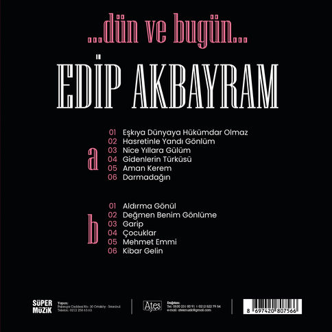 Edip Akbayram - Dün ve Bugün plak