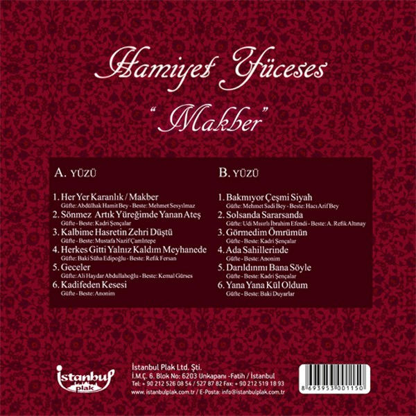 Hamiyet Yüceses - Makber plak