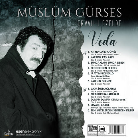 Müslüm Gürses - Veda / Ervah-ı Ezelde plak