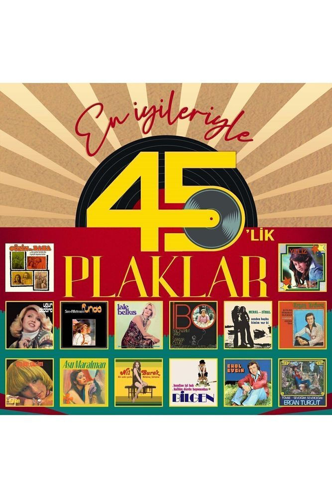En iyileriyle 45'lik Plaklar - Çeşitli sanatçılar (Plak)