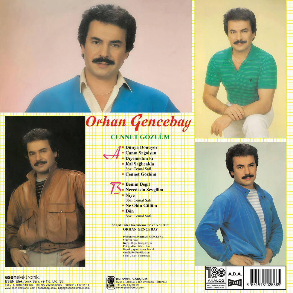 Orhan Gencebay - Cennet Gözlüm plak