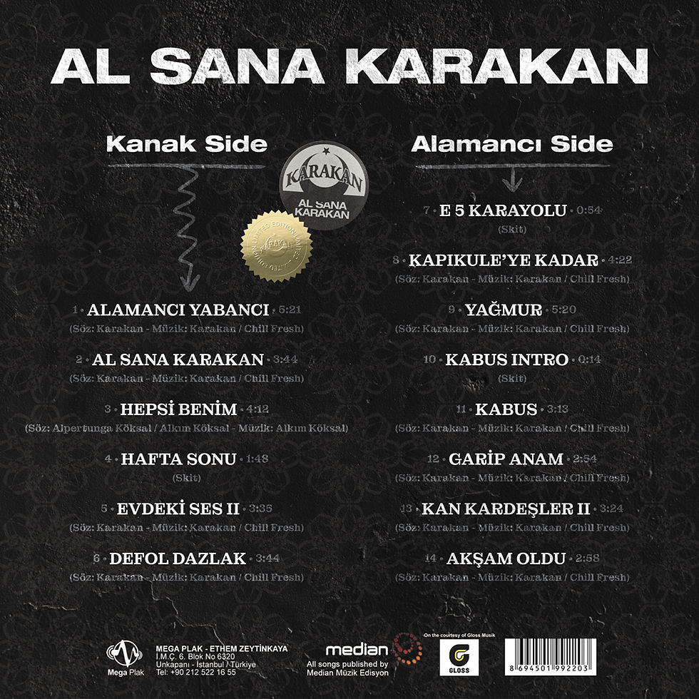 Karakan - Al Sana Karakan plak