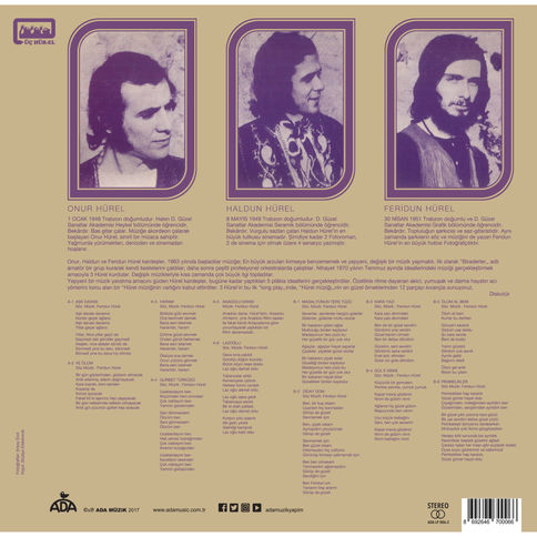 3 Hürel - Volume 1 plak