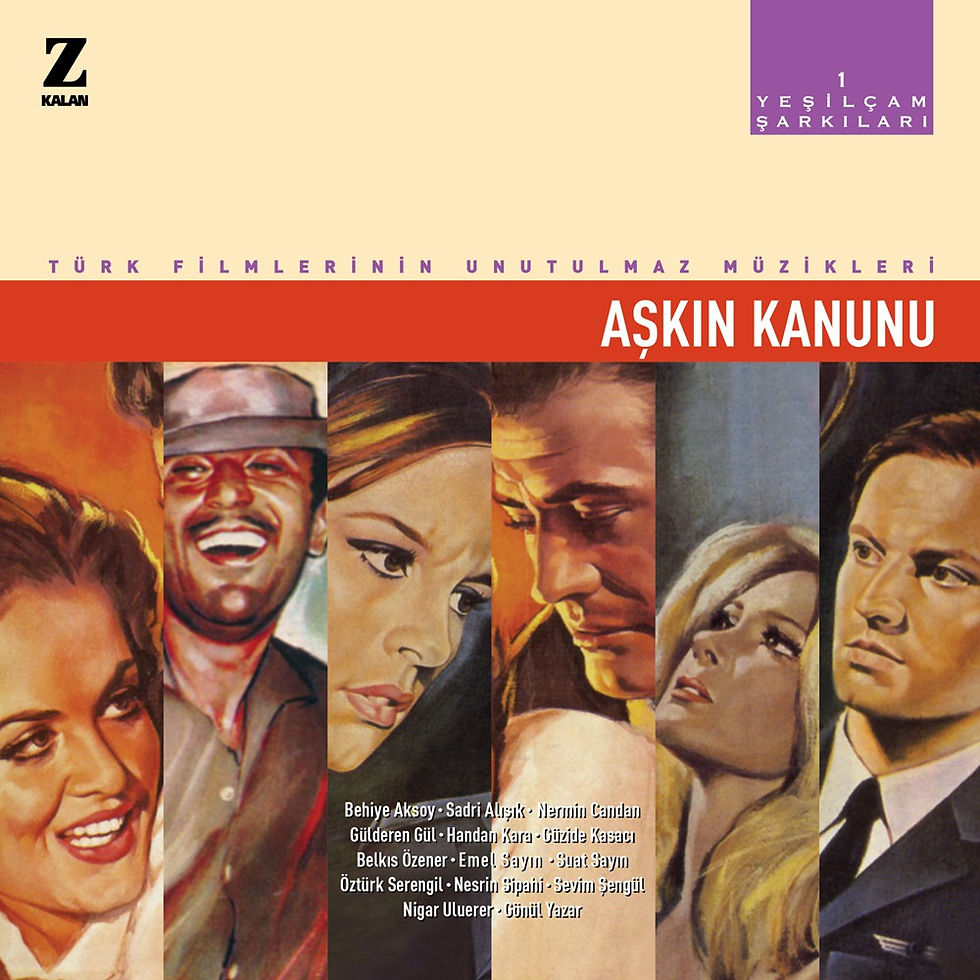Yeşilçam Şarkıları 1 - Aşkın Kanunu - Çeşitli Sanatçılar plak