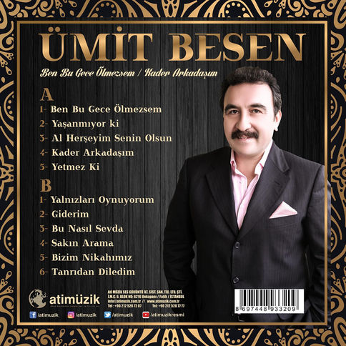 Ümit Besen - Ben Bu Gece Ölmezsem / Kader Arkadaşım plak