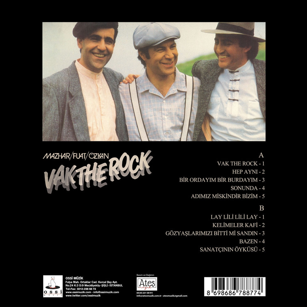 MFÖ - Vak the Rock plak