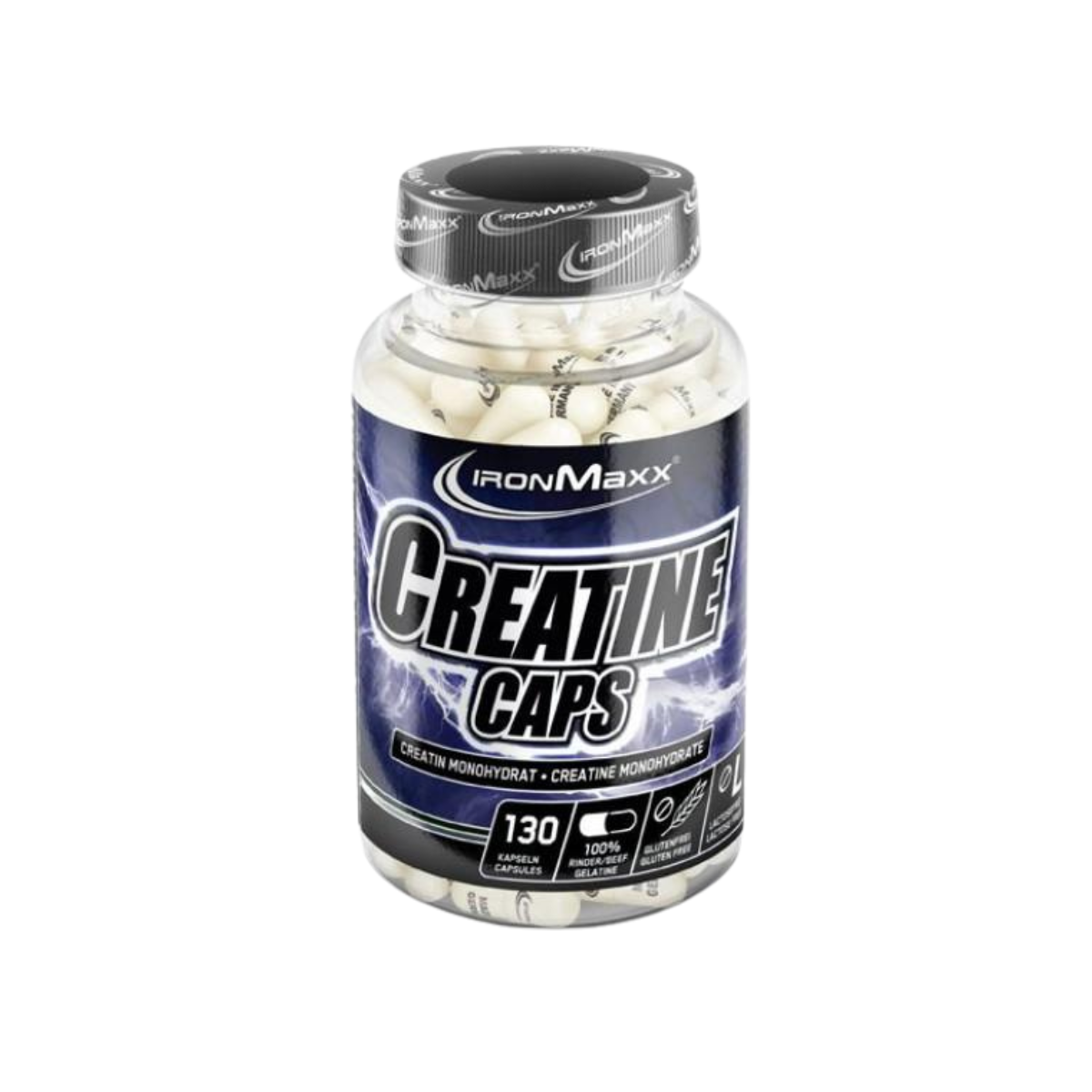 Créatine monohydrate 130 caps - IronMaxx