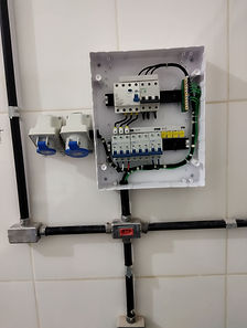 Quadro de distribuição elétrico