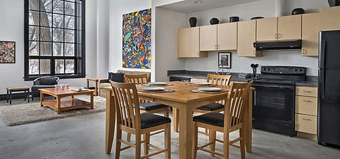 Kitchen, Dinning and Living room