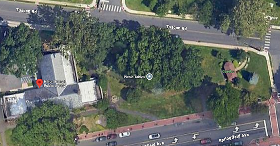 map of the gazebo and library