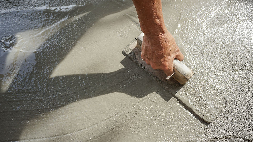 Finishing a Concrete Sidewalk