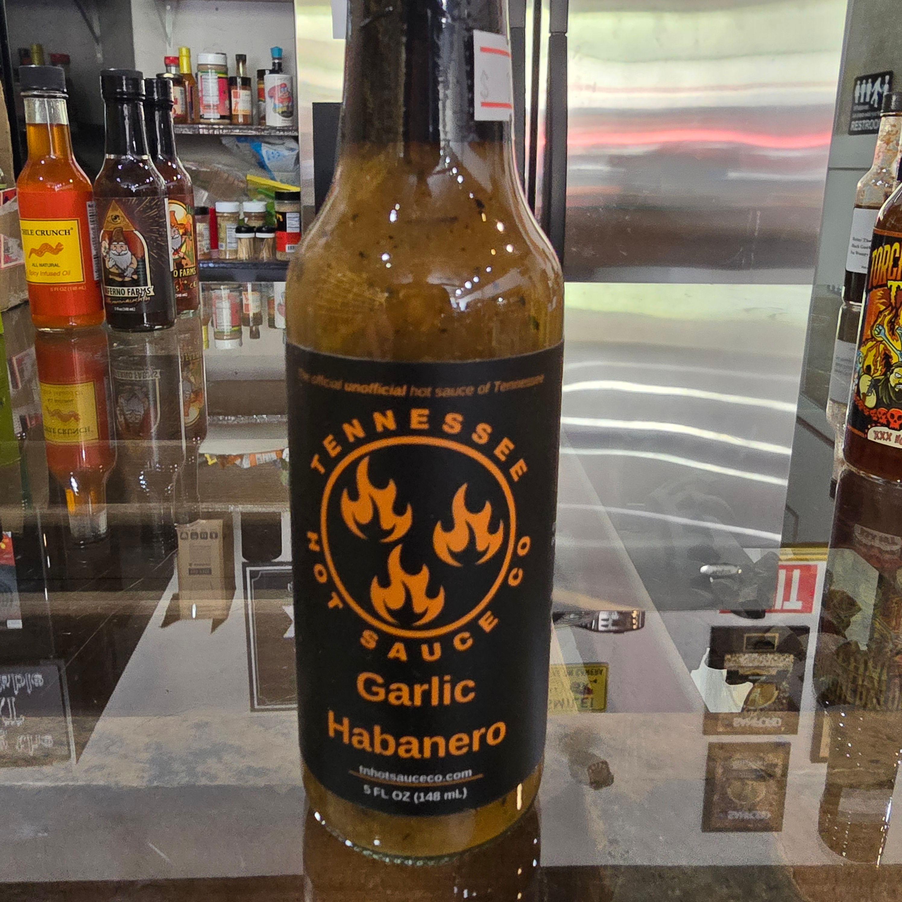 TN Hot Sauce Co Garlic Habanero Hot Sauce