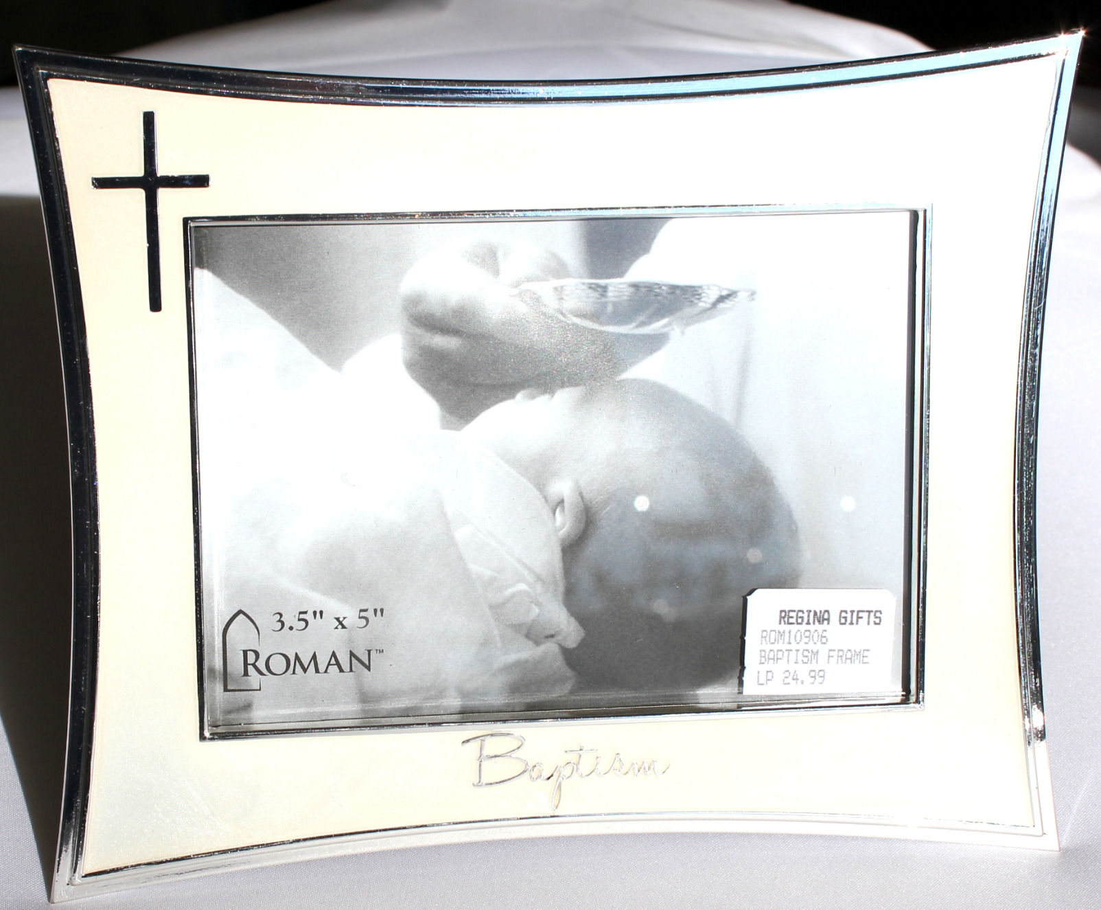Roman Baptism Frame 5x3.5