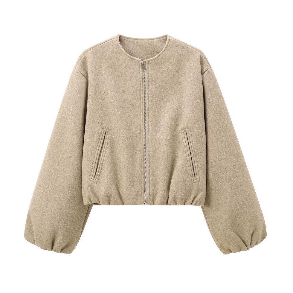 Thumbnail: Ladies Fashion Autumn Winter Jacket Women