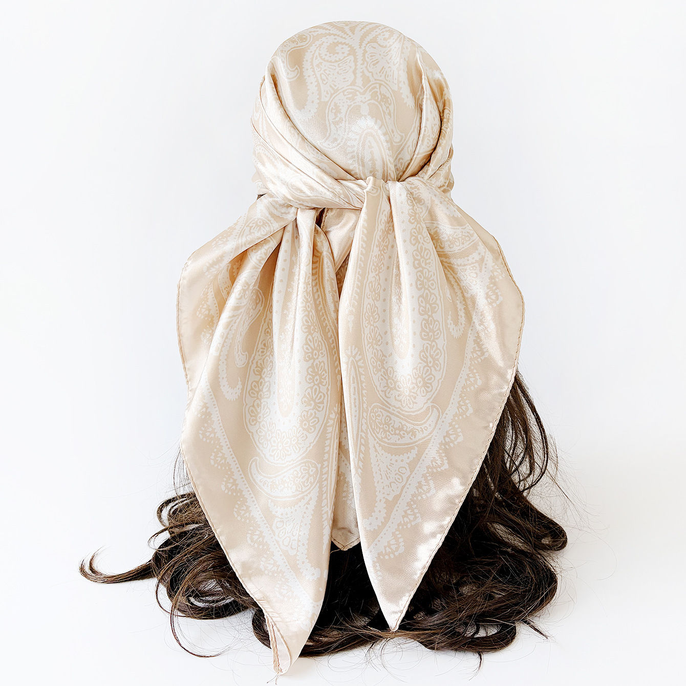 Square Silk Scarf Women Luxury