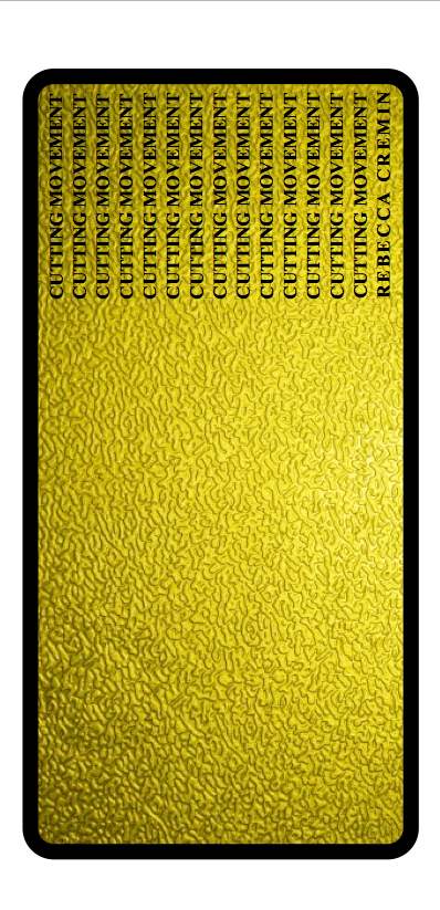 'Cutting Movement' by Rebecca Cremin (48 pages)