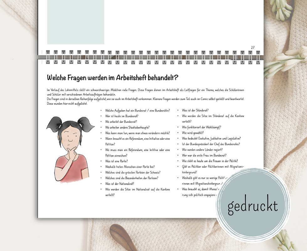 Miniaturbild: Gedruckter Klassensatz - Politik der Schweiz
