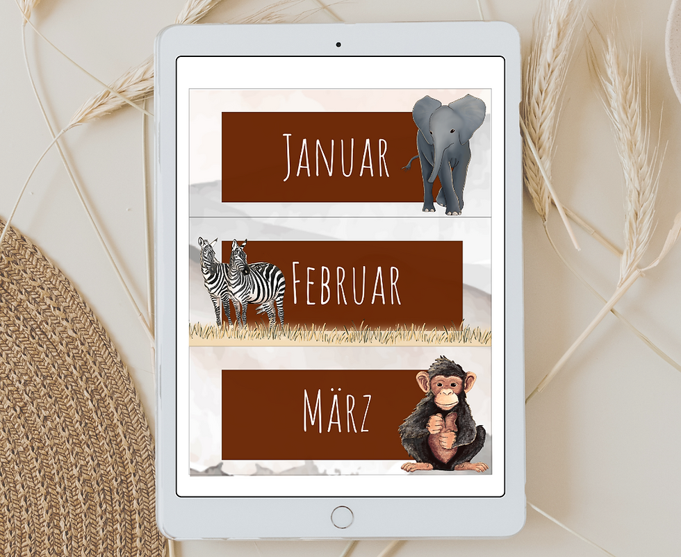 Miniaturbild: Starterpack 1. - 6. Klasse - Jahresthema Safari