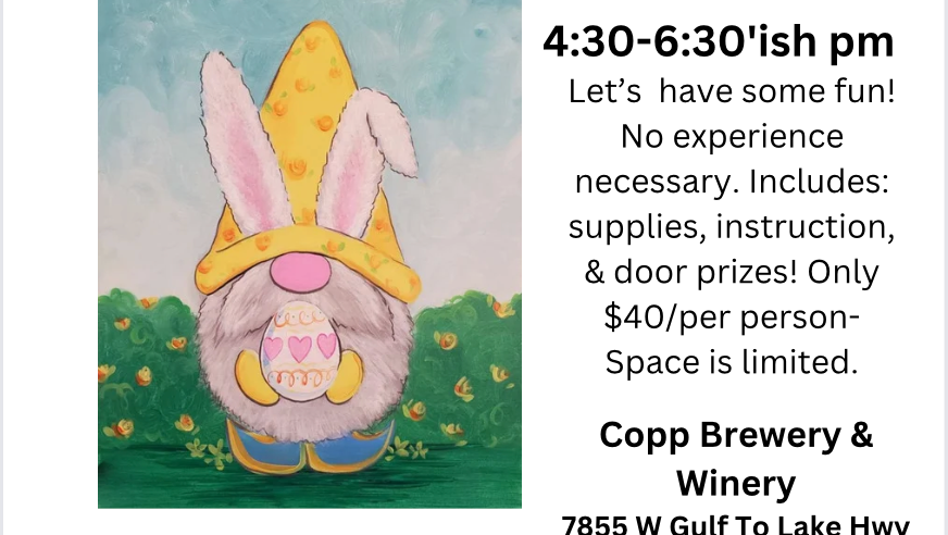 Easter Bunny Paint Party
