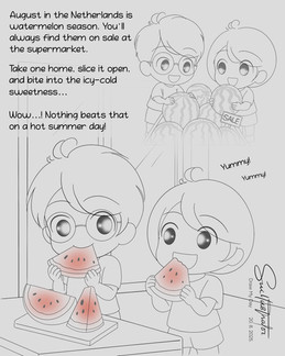Draw My Day by Suillustrator: Just Watermelon