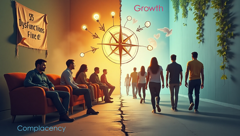 Complacency - the sixth dysfunction of a team