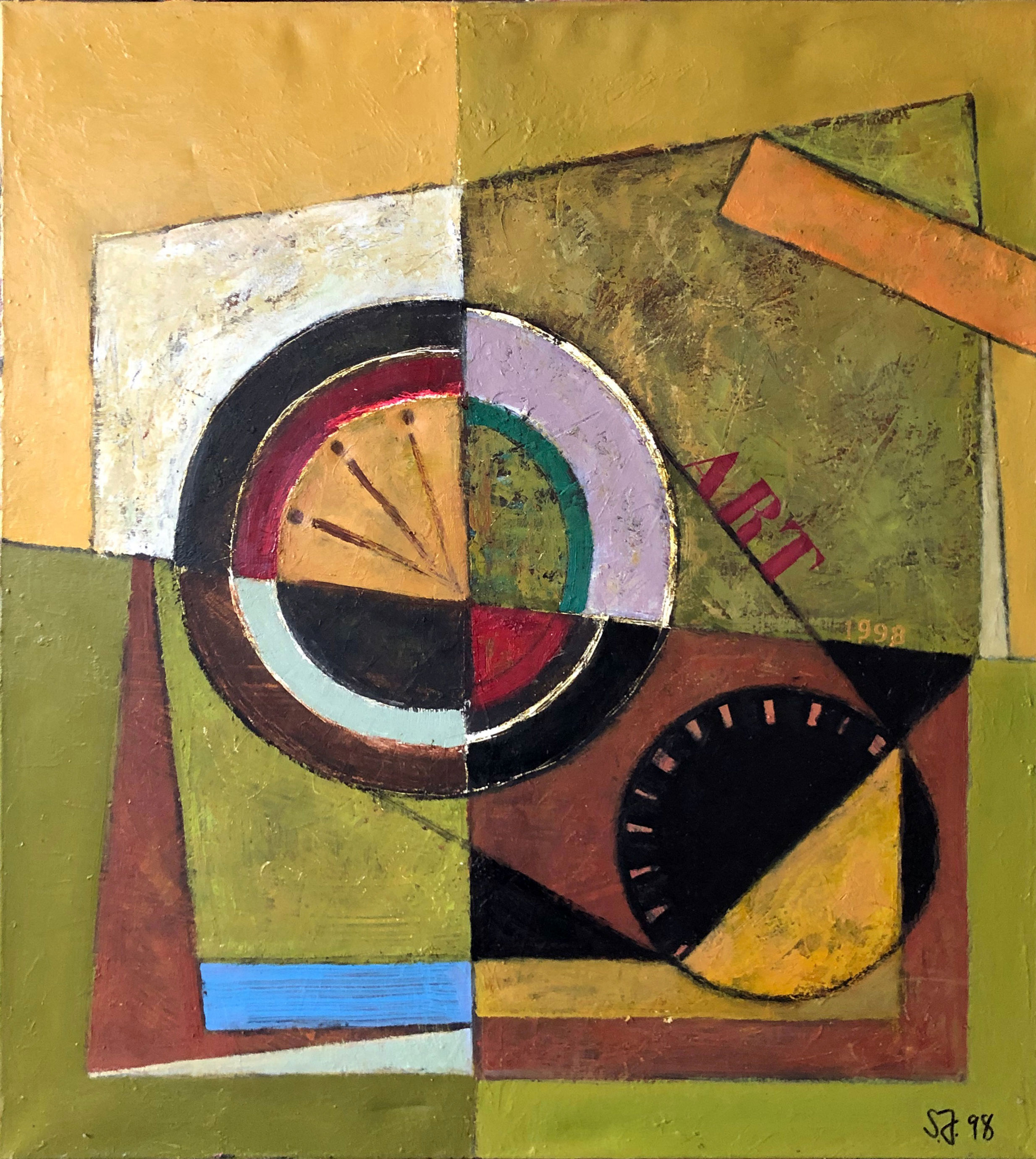 "Komposition" 75x85cm, 1998