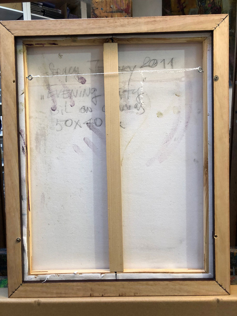 Thumbnail: "Evening City"  50x40cm, 2011