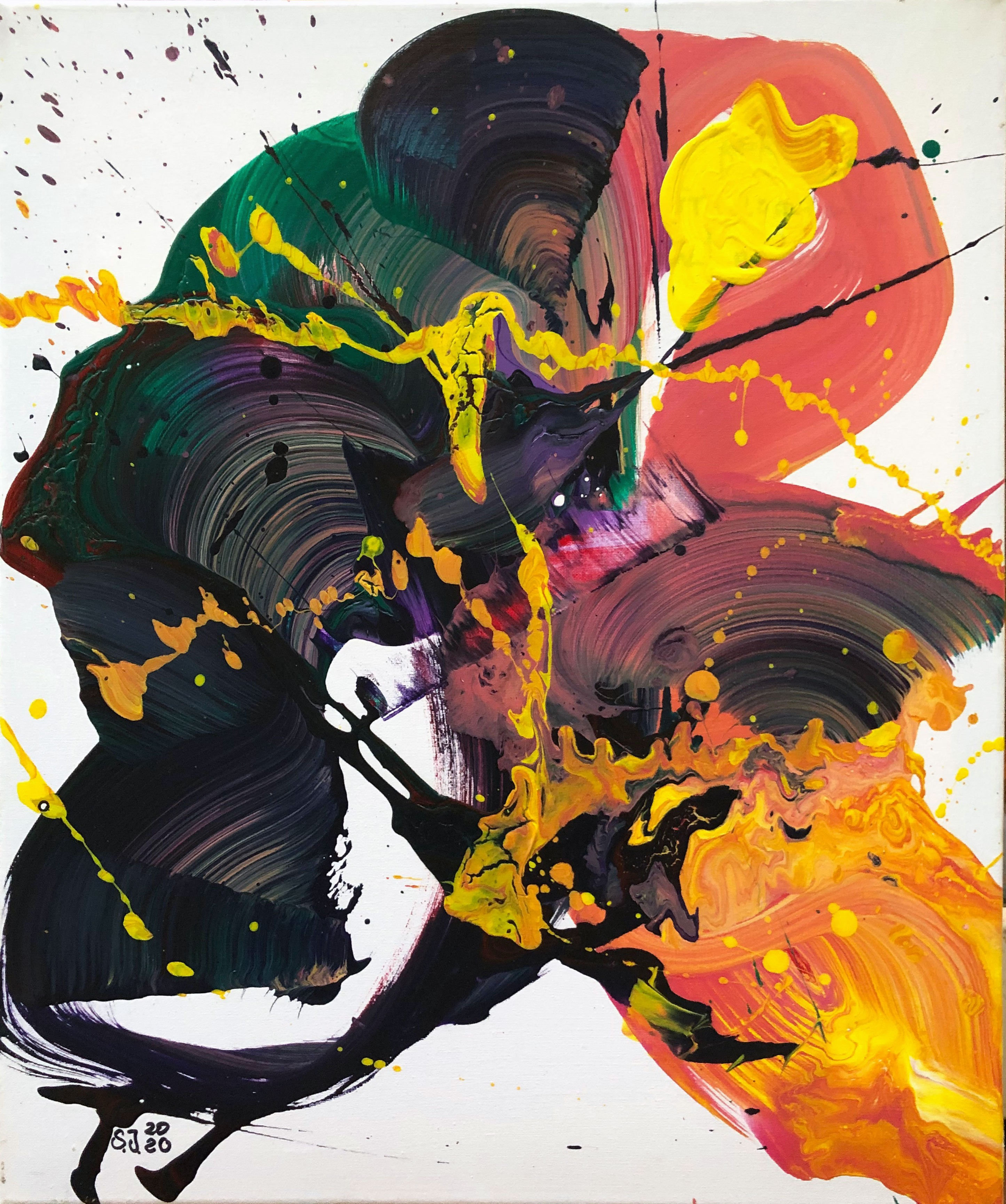 "Composition" 60x50cm, 2020