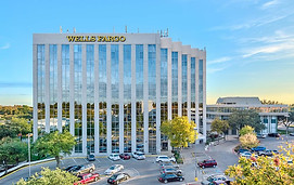 Wells Fargo building with parking lot