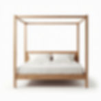 Solid Wood Canopy Bed