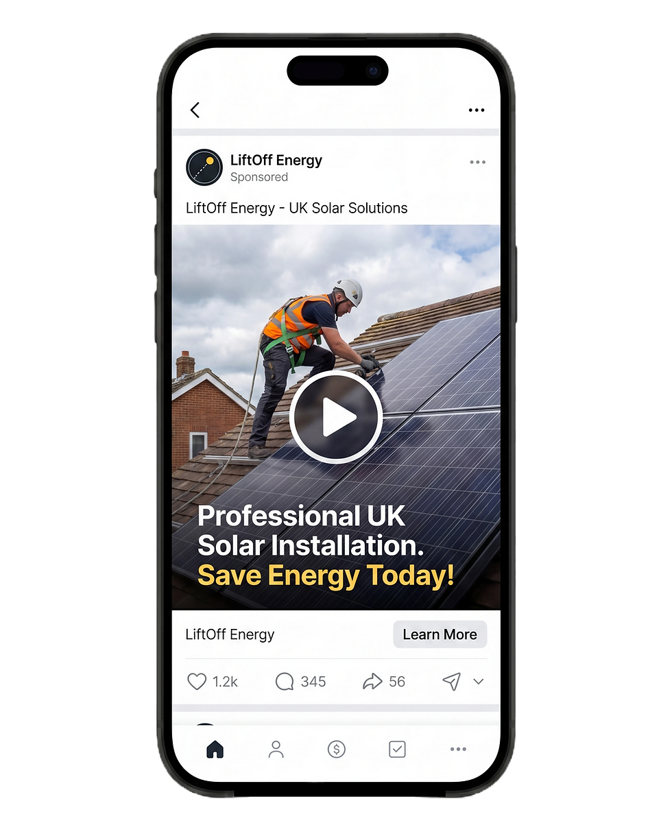 Meta ads for solar installers