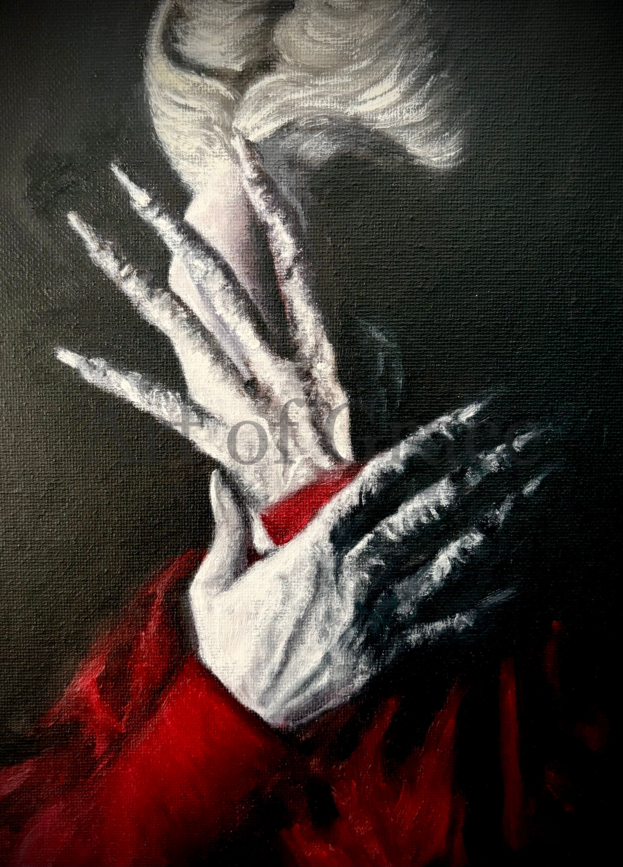 Bram Stoker's Dracula Fan Art Oil Painting