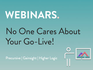 NO-ONE CARES ABOUT YOUR GO LIVE!