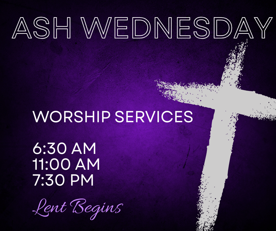 Ash Wednesday Services