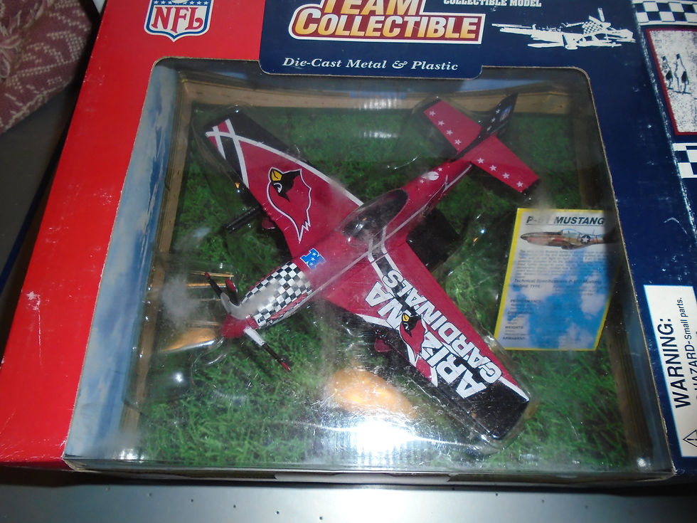 2003 Arizona Cardinals P-51 Airplane