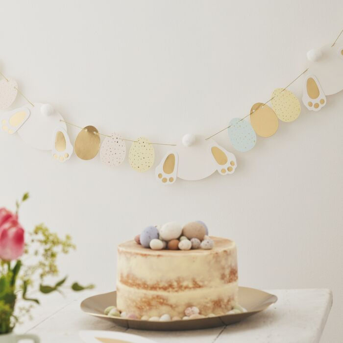 Hasen und Eier Ostergirlande