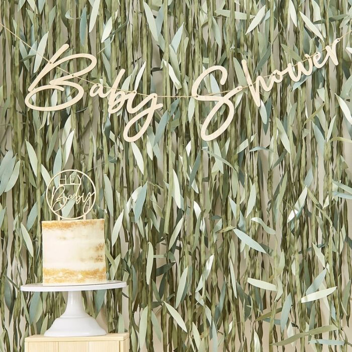 Botanical Baby Shower Girlande