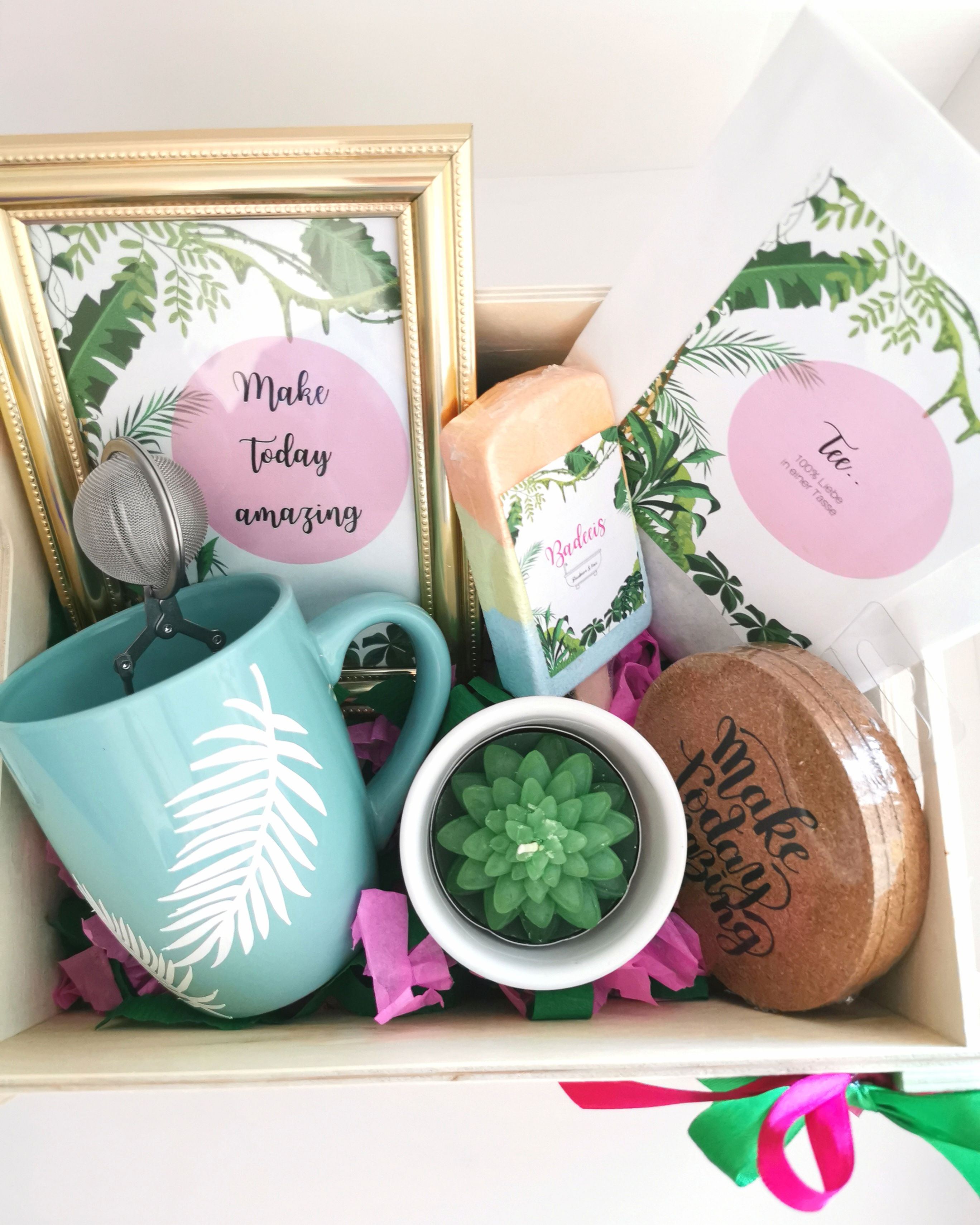Tropical Birthday Geschenkkorb
