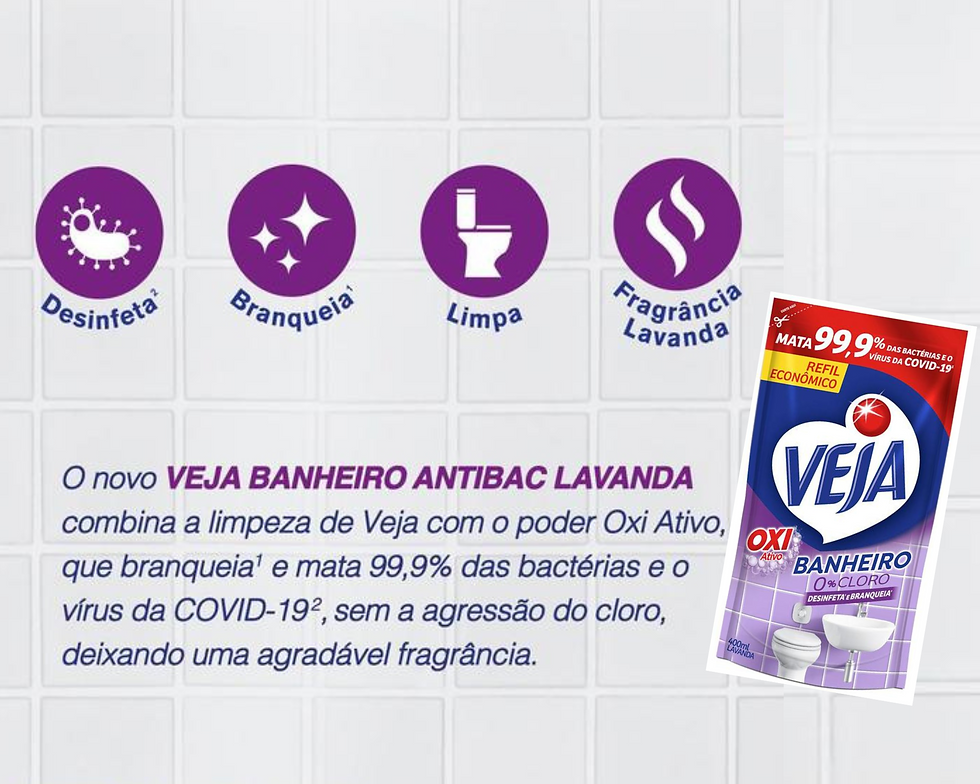 Limpador de Banheiro Veja Oxi Ativo Lavanda