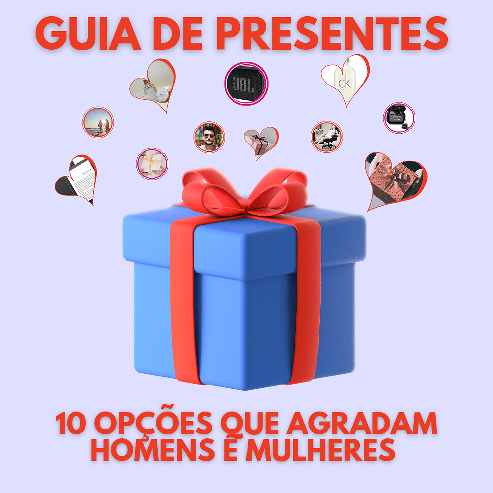 Guia de Presentes Unissex: 10 Opções que Agradam Homens e Mulheres
