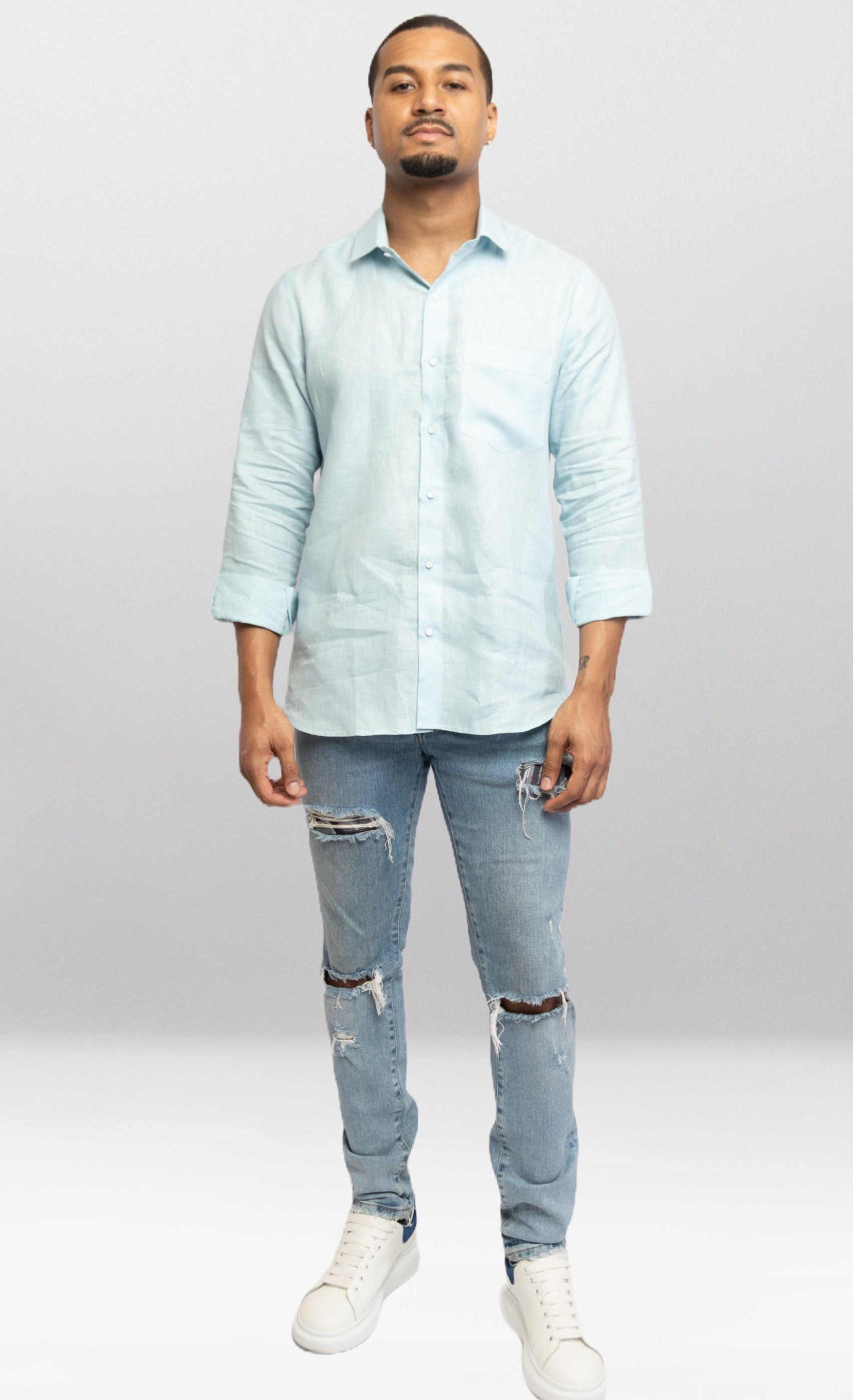 Button-up Linen Shirt