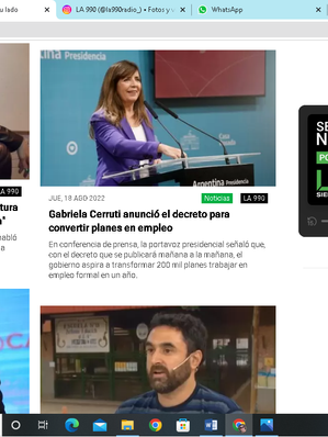 Ana Grynbaum entrevistada en Que vuelvan las ideas, Radio Splendid