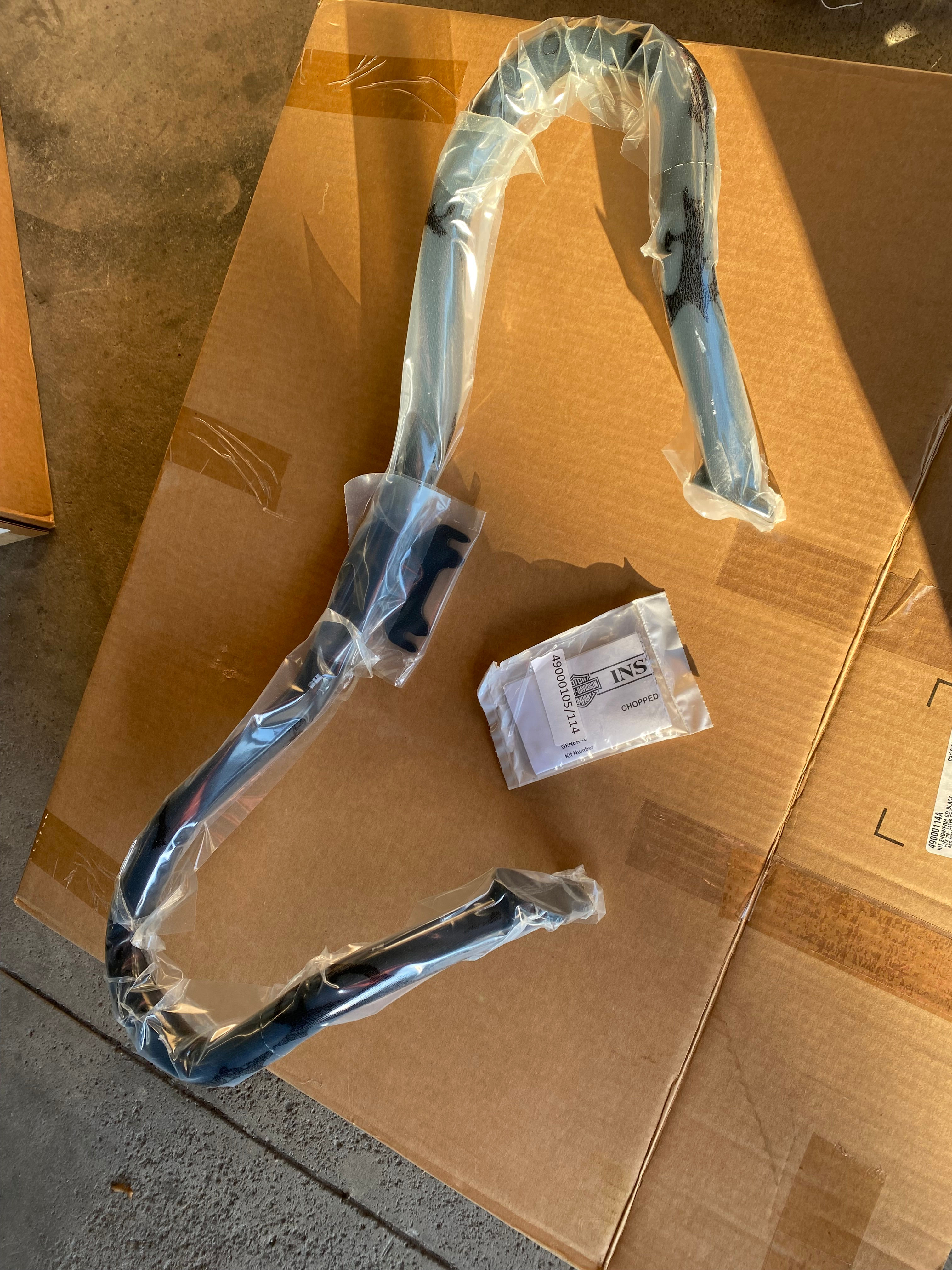 new highway bar for late model harley davidson