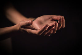 Worship Hands held up