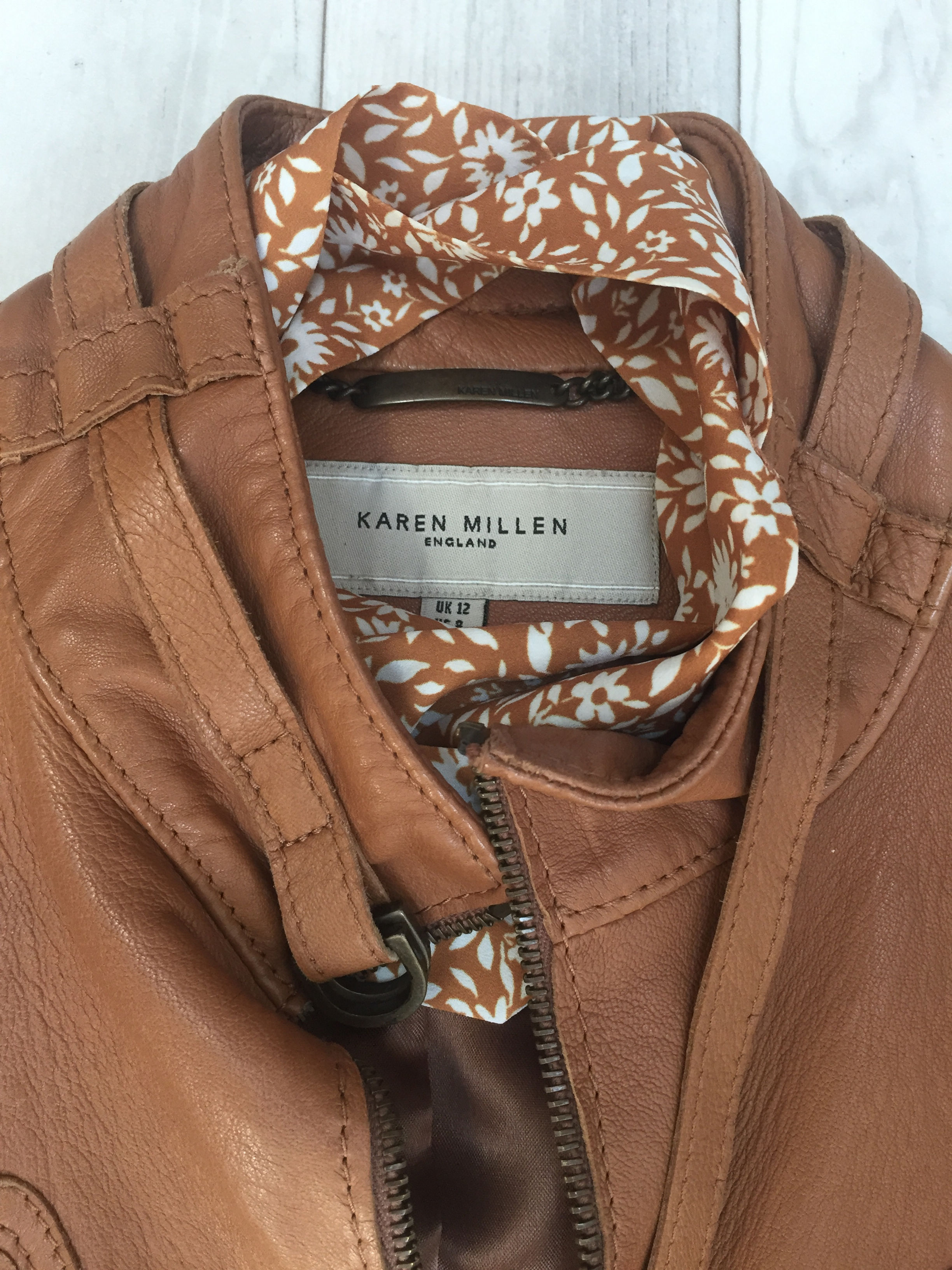 KAREN MILLEN LEATHER JACKET