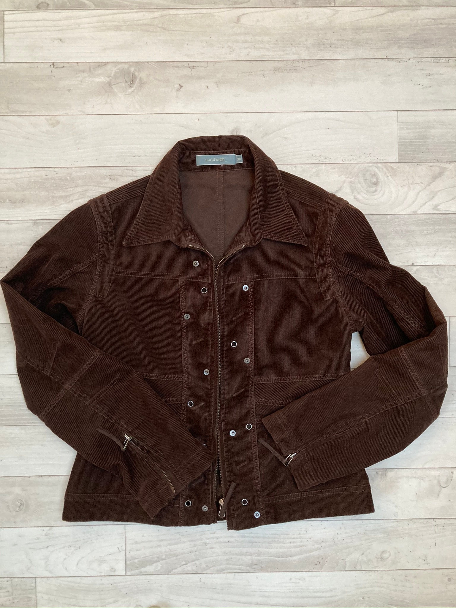 SANDWICH BROWN CORD JACKET
