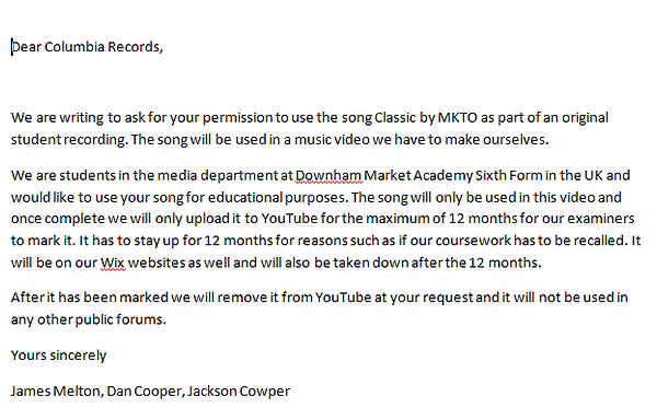 Email to Record Company | a2media
