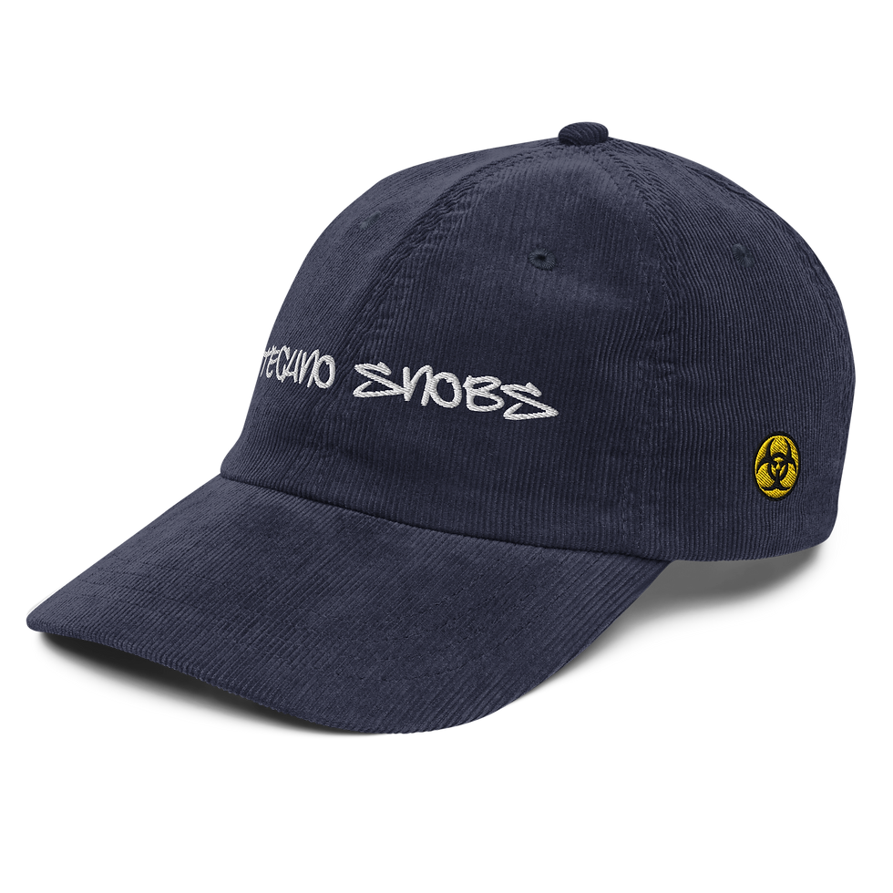 Thumbnail: Vintage corduroy cap Embroidered