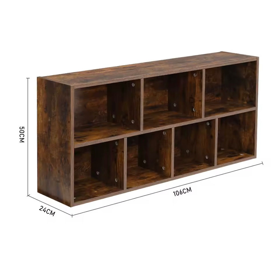 Thumbnail: Cube Wooden Bookcase – Modular Storage Organiser & Shelving Unit